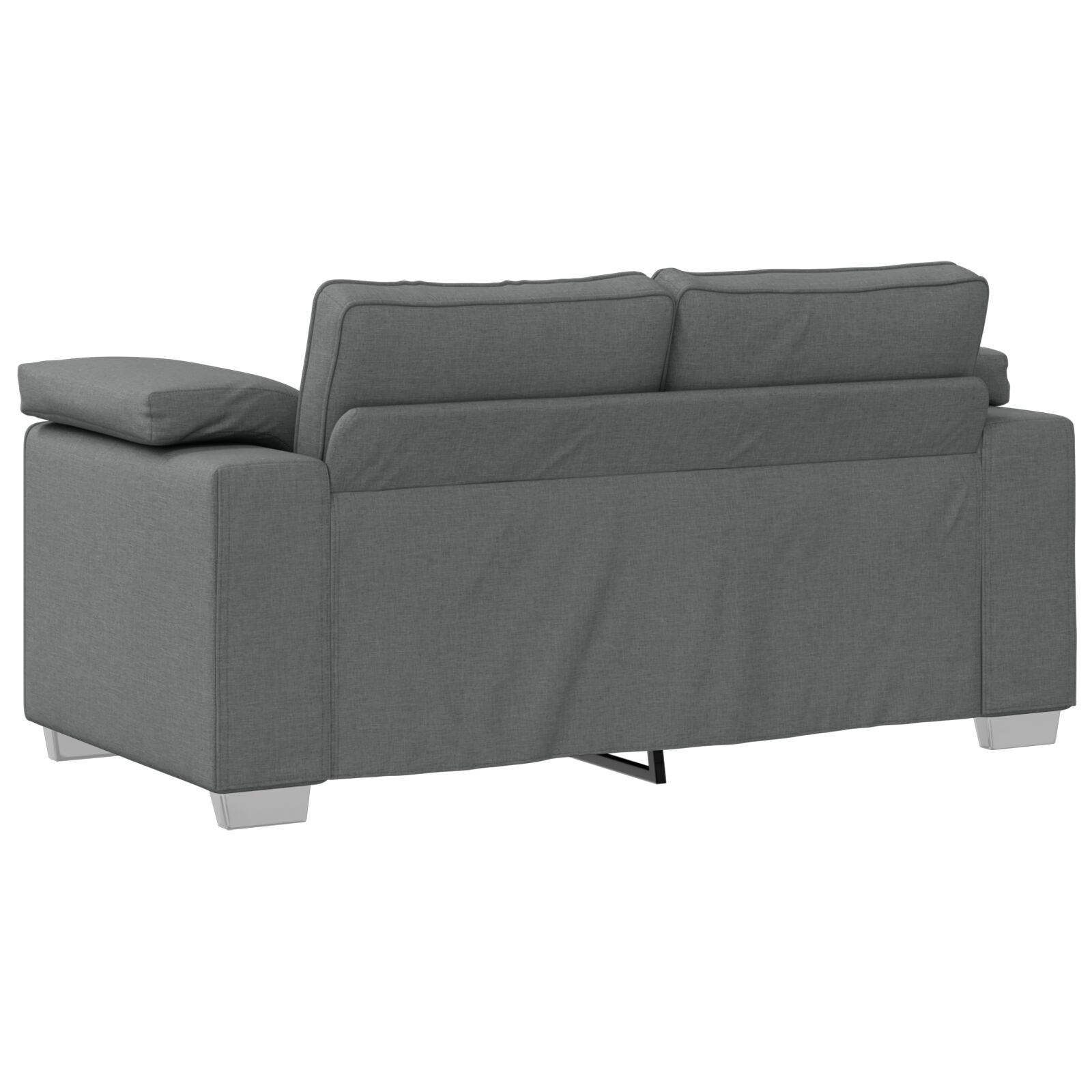 vidaXL Set de canapea 2 pcs Gri închis 219 x 77 x 82 cm țesătură