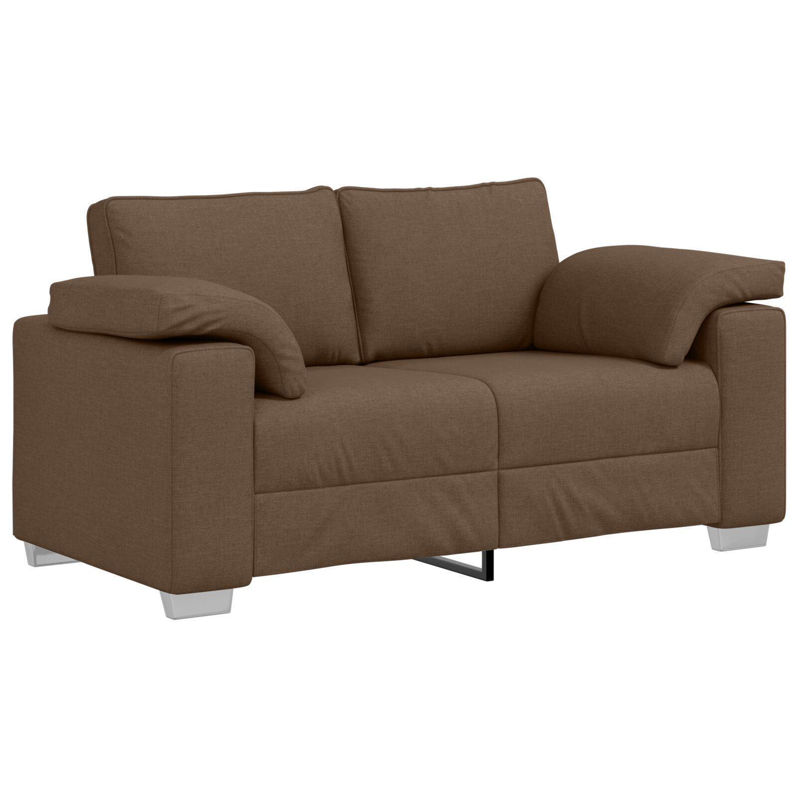 vidaXL Set de canapea 2 pcs Maro 219 x 77 x 82 cm țesătură