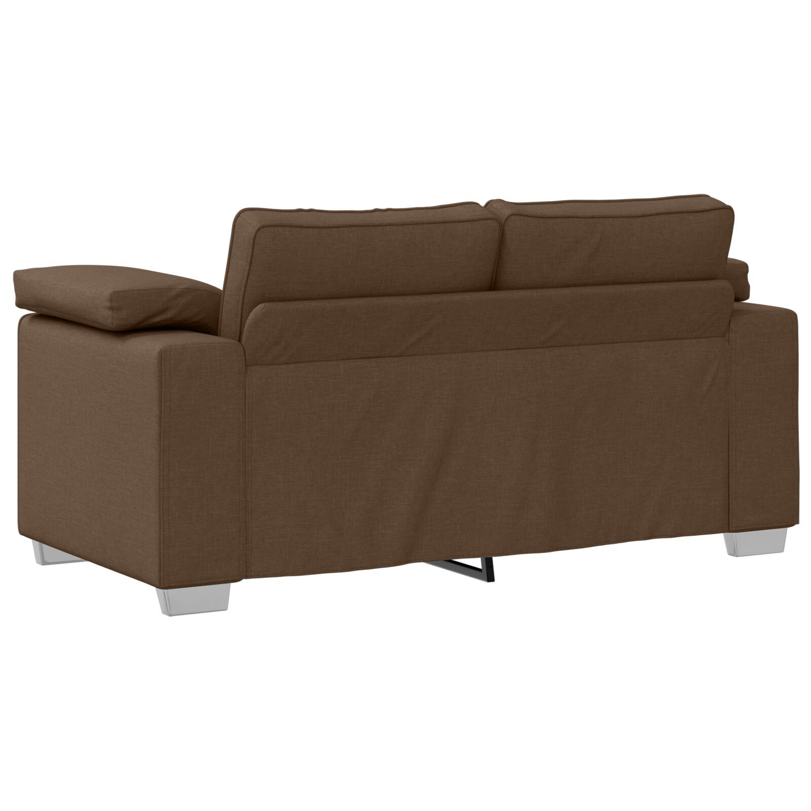 vidaXL Set de canapea 2 pcs Maro 219 x 77 x 82 cm țesătură