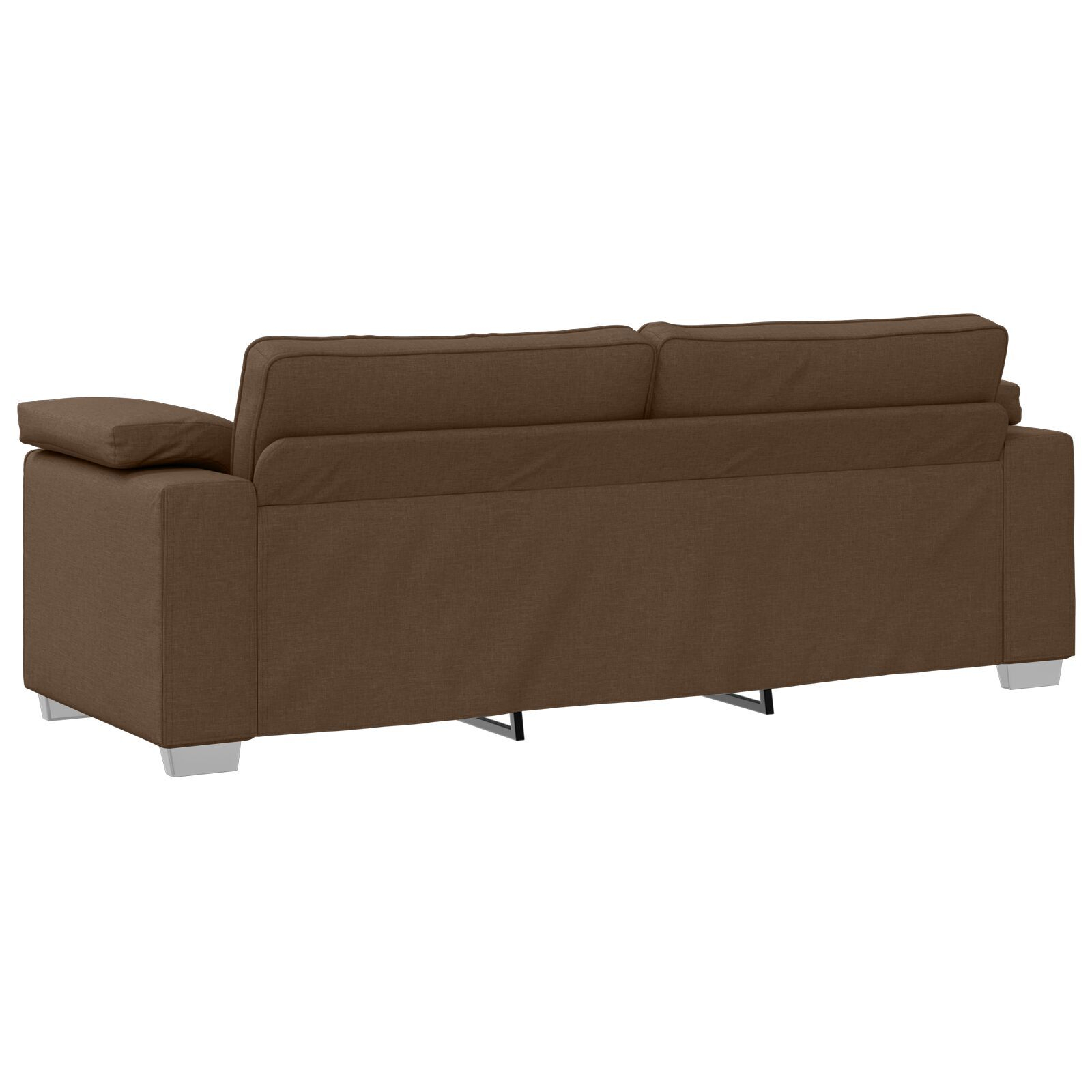 vidaXL Set de canapea 2 pcs Maro 219 x 77 x 82 cm țesătură