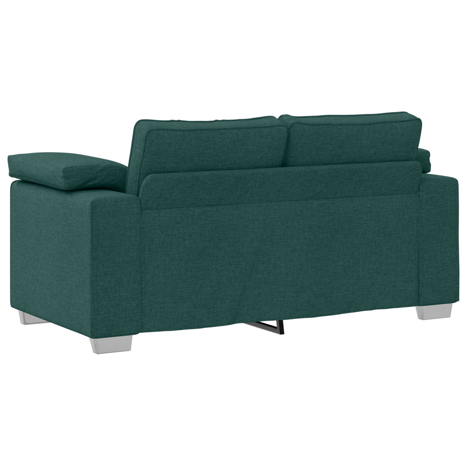 vidaXL Set de canapea 2 pcs Verde închis 219 x 77 x 82 cm țesătură