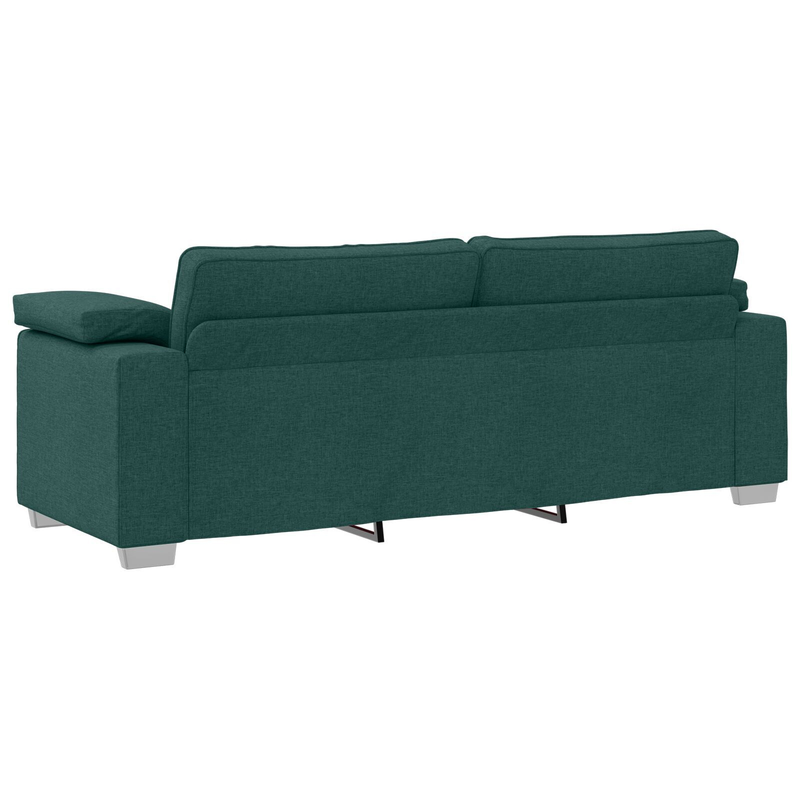 vidaXL Set de canapea 2 pcs Verde închis 219 x 77 x 82 cm țesătură