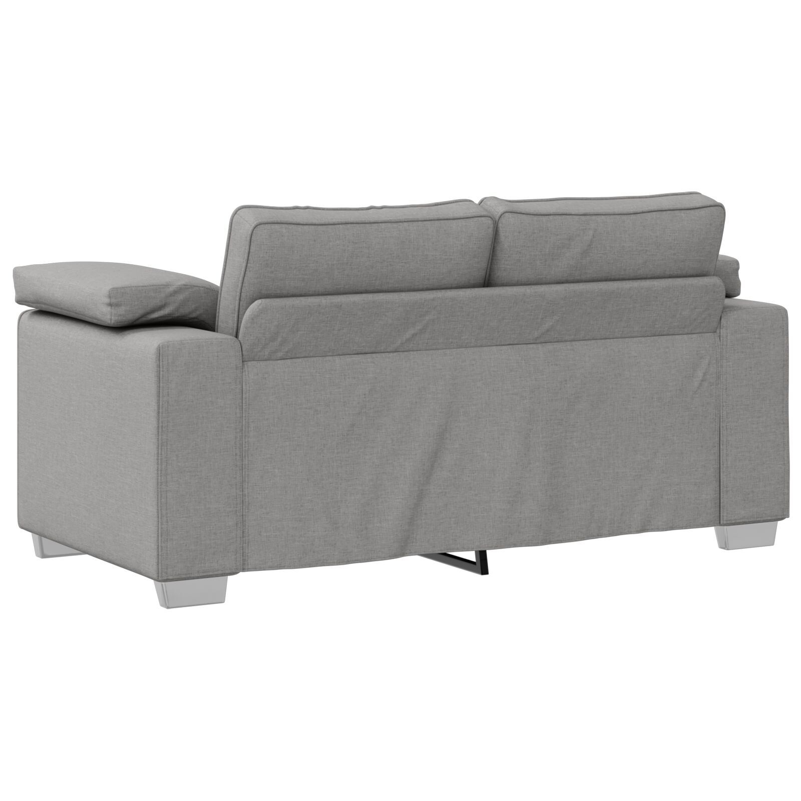 vidaXL Set de canapea 2 pcs Gri de nor 219 x 77 x 82 cm țesătură