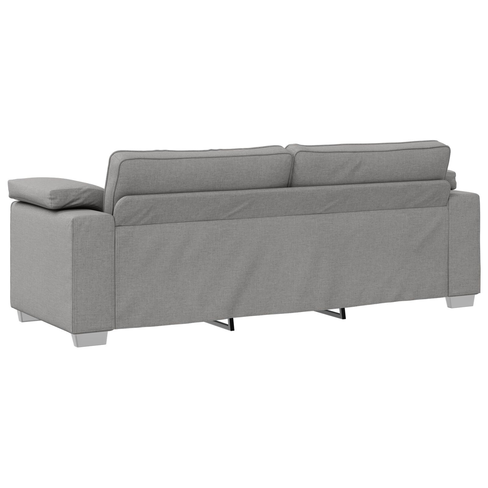 vidaXL Set de canapea 2 pcs Gri de nor 219 x 77 x 82 cm țesătură