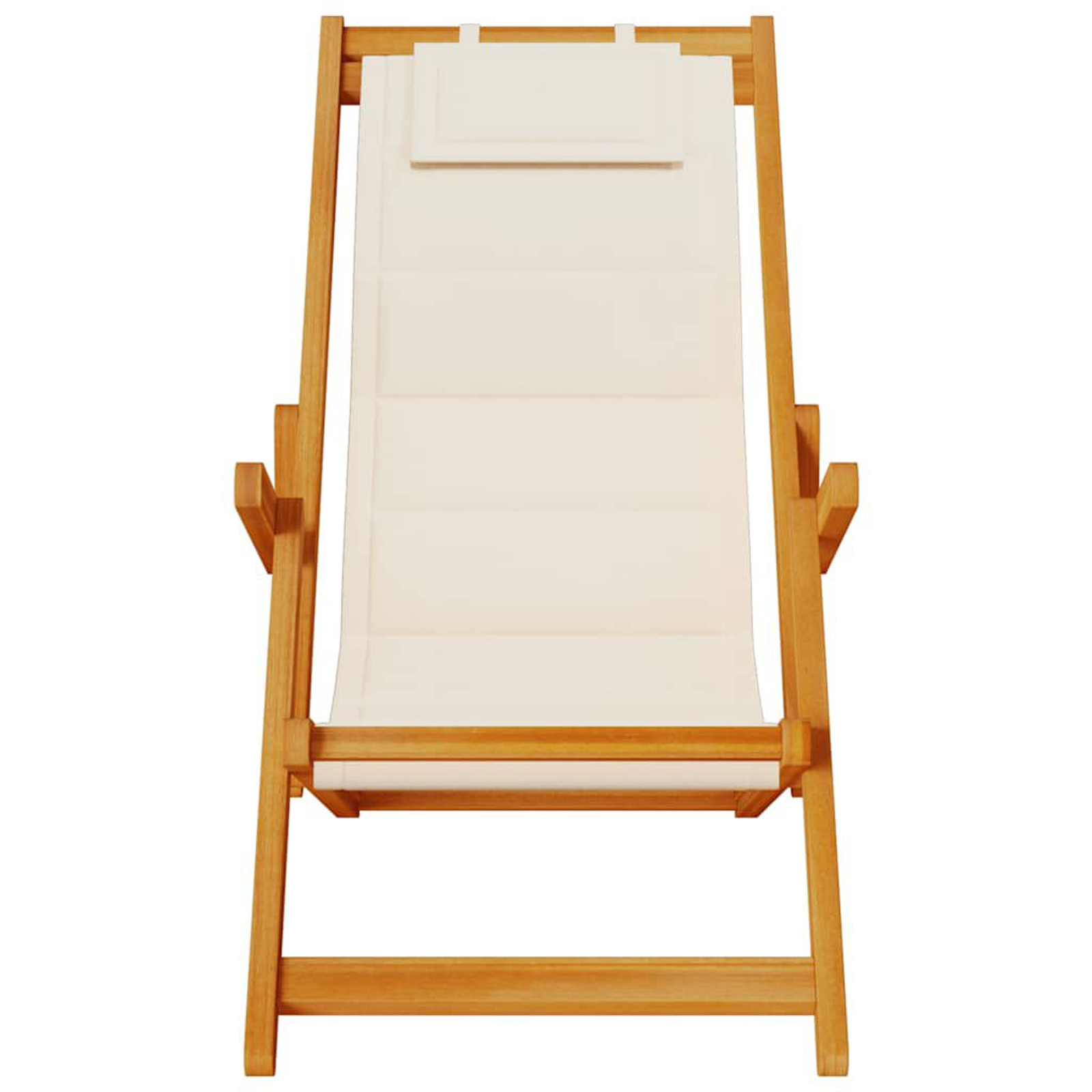 vidaXL Scaun de plajă cu pernă 2 pcs Maro 61.5 x 123 x 82cm vidaXL Scaun de plajă cu pernă 2 pcs Maro 61.5 x 123 x 82cm