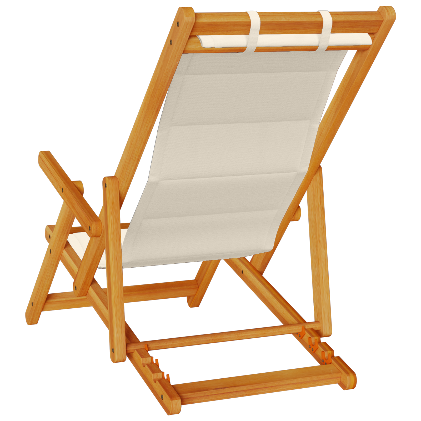 vidaXL Scaun de plajă cu pernă 2 pcs Maro 61.5 x 123 x 82cm vidaXL Scaun de plajă cu pernă 2 pcs Maro 61.5 x 123 x 82cm