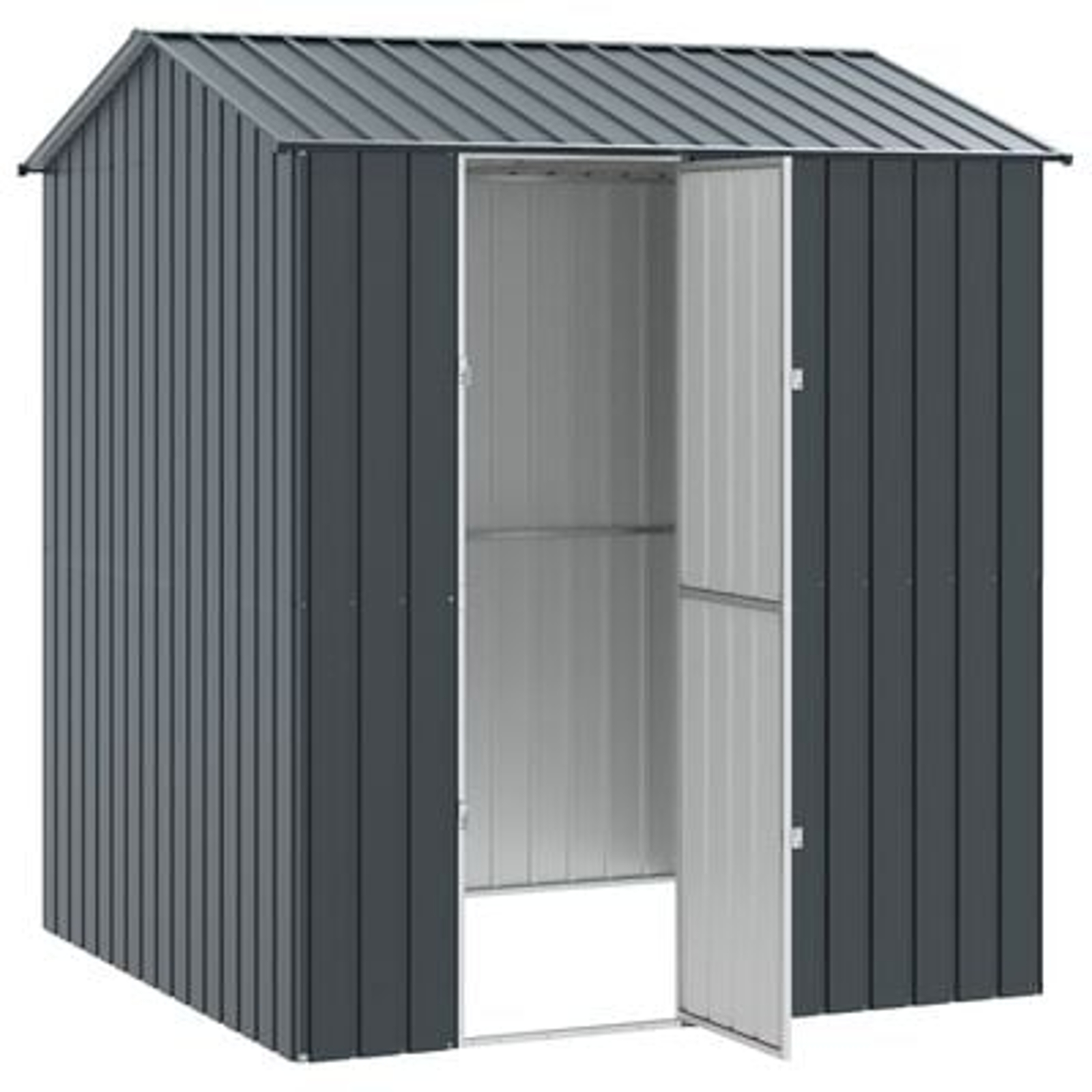 vidaXL Colivie de păsări, antracit, 210x215x247 cm, oțel vidaXL Colivie de păsări, antracit, 210x215x247 cm, oțel