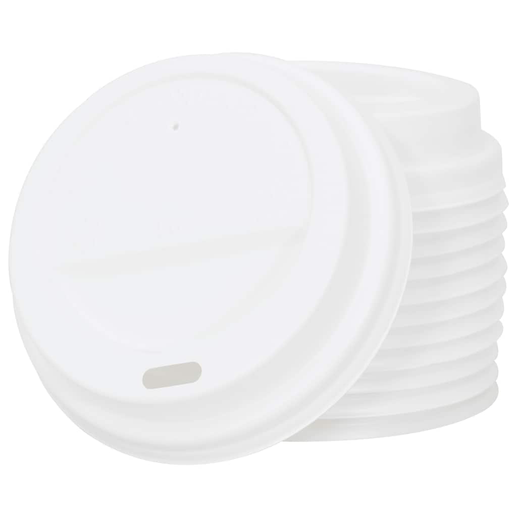 vidaXL Cești de cafea din hârtie cu capace 1000 buc 8oz 240ml vidaXL Cești de cafea din hârtie cu capace 1000 buc 8oz 240ml