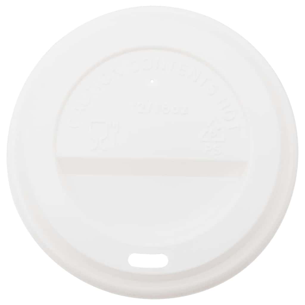 vidaXL Cești de cafea din hârtie cu capace 1000 buc 16 oz 400 ml