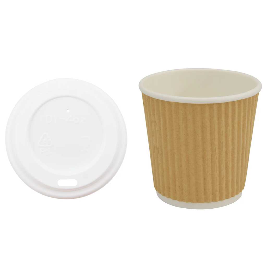 vidaXL Cești de cafea din hârtie cu capace 1000 buc 4oz 100ml vidaXL Cești de cafea din hârtie cu capace 1000 buc 4oz 100ml