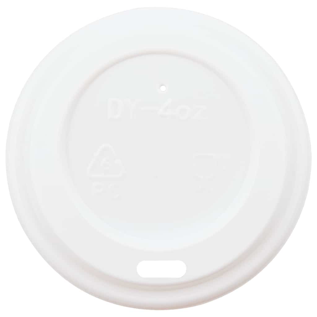 vidaXL Cești de cafea din hârtie cu capace 1000 buc 4oz 100ml vidaXL Cești de cafea din hârtie cu capace 1000 buc 4oz 100ml