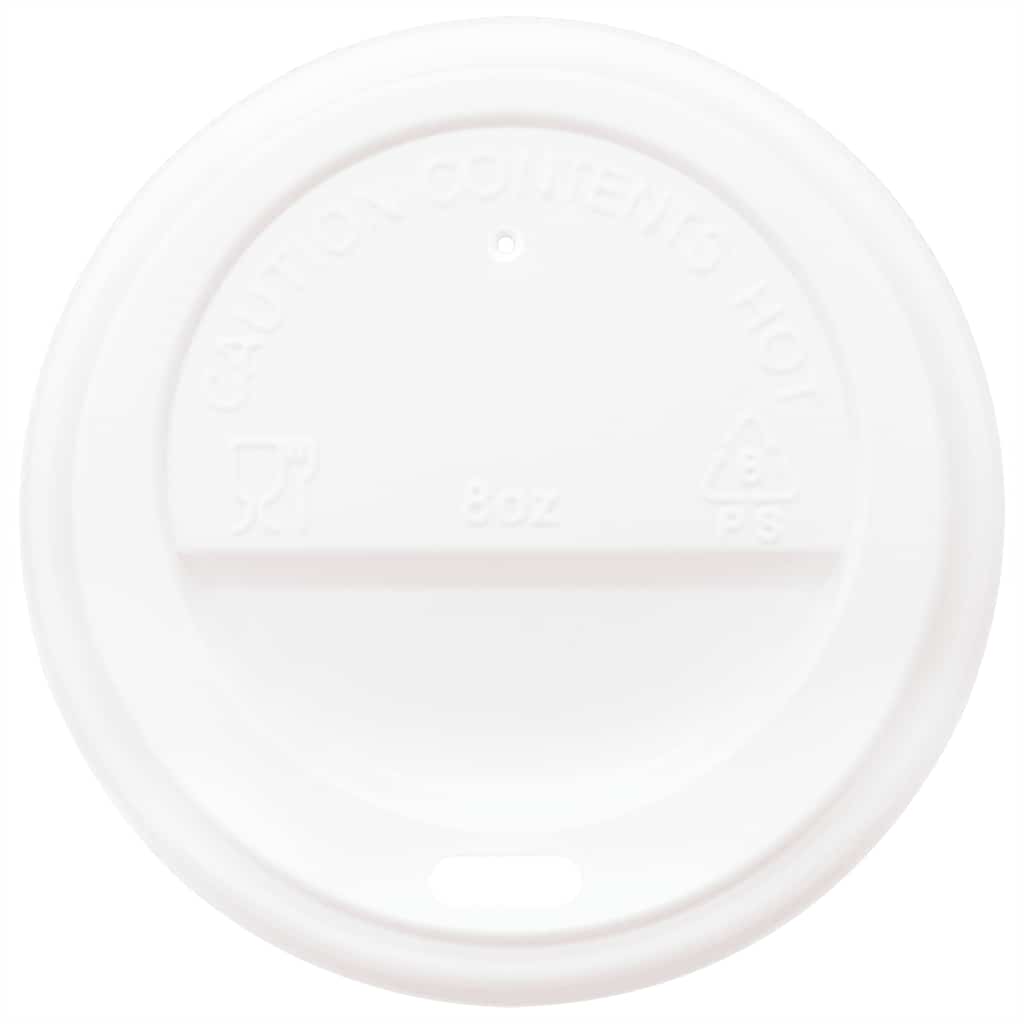 vidaXL Cești de cafea din hârtie cu capace 1000 buc 8oz 200ml vidaXL Cești de cafea din hârtie cu capace 1000 buc 8oz 200ml