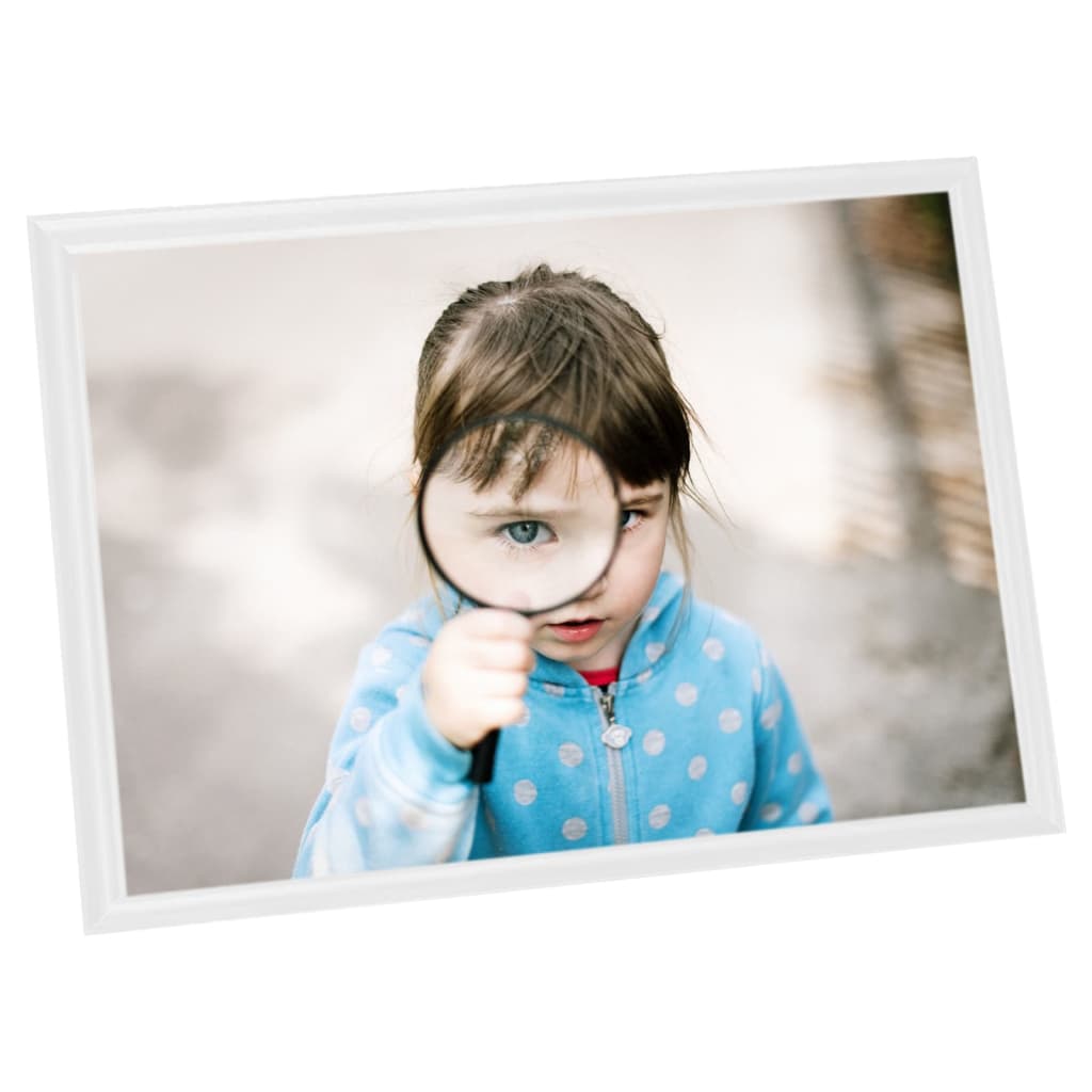 vidaXL Rame foto colaj pentru masă, 3 buc., alb, 15x21 cm, MDF vidaXL Rame foto colaj pentru masă, 3 buc., alb, 15x21 cm, MDF
