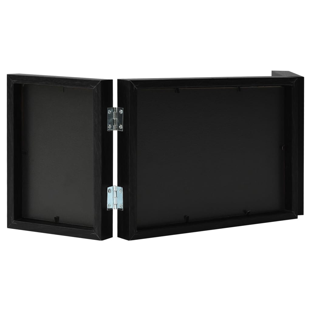 vidaXL Ramă foto triplă, colaj, negru, 22x15 cm + 2x (10x15 cm) vidaXL Ramă foto triplă, colaj, negru, 22x15 cm + 2x (10x15 cm)