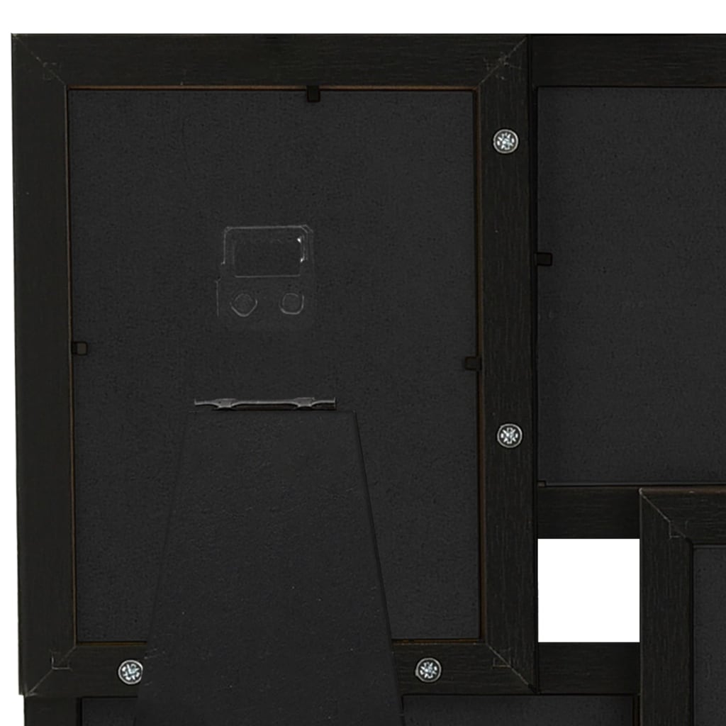 vidaXL Ramă foto colaj, negru, 4x (10x15 cm) foto, MDF vidaXL Ramă foto colaj, negru, 4x (10x15 cm) foto, MDF