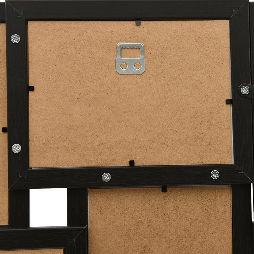 vidaXL Ramă foto colaj pentru 24x (10x15 cm) foto, negru, MDF vidaXL Ramă foto colaj pentru 24x (10x15 cm) foto, negru, MDF