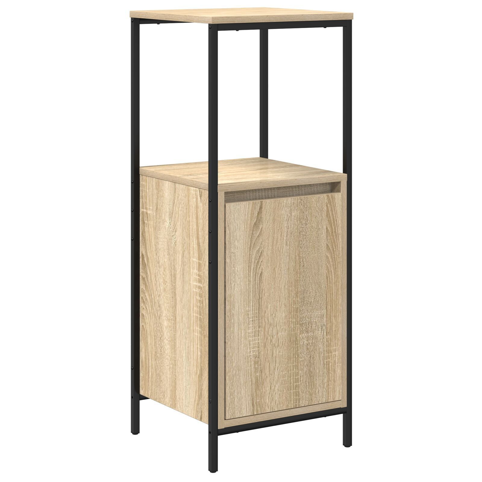 vidaXL Set mobilier baie, 3 piese, stejar sonoma, lemn prelucrat vidaXL Set mobilier baie, 3 piese, stejar sonoma, lemn prelucrat