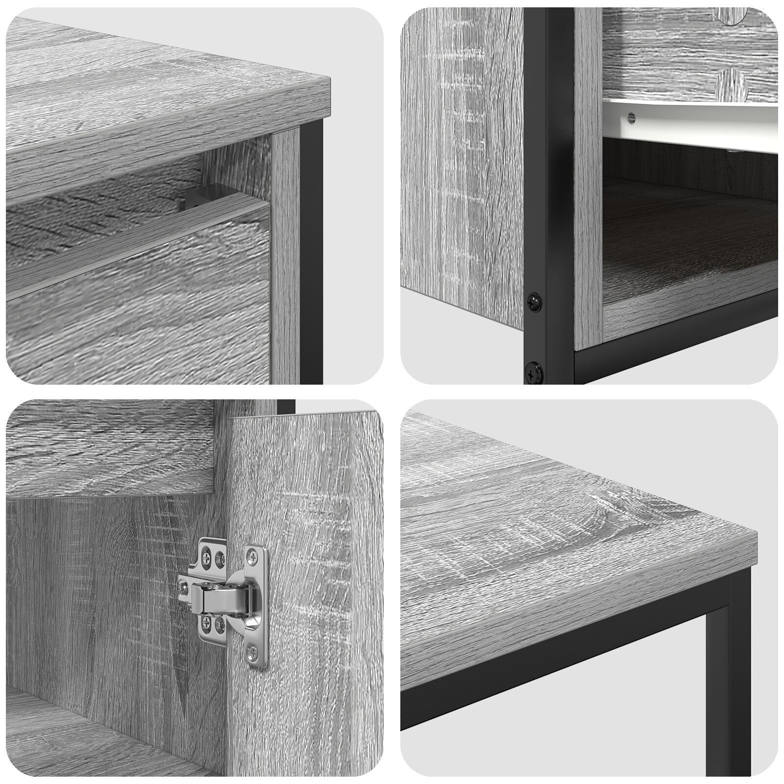 Set de mobilier pentru baie 2 piese vidaXL Gri Sonoma din lemn prelucrat Set de mobilier pentru baie 2 piese vidaXL Gri Sonoma din lemn prelucrat