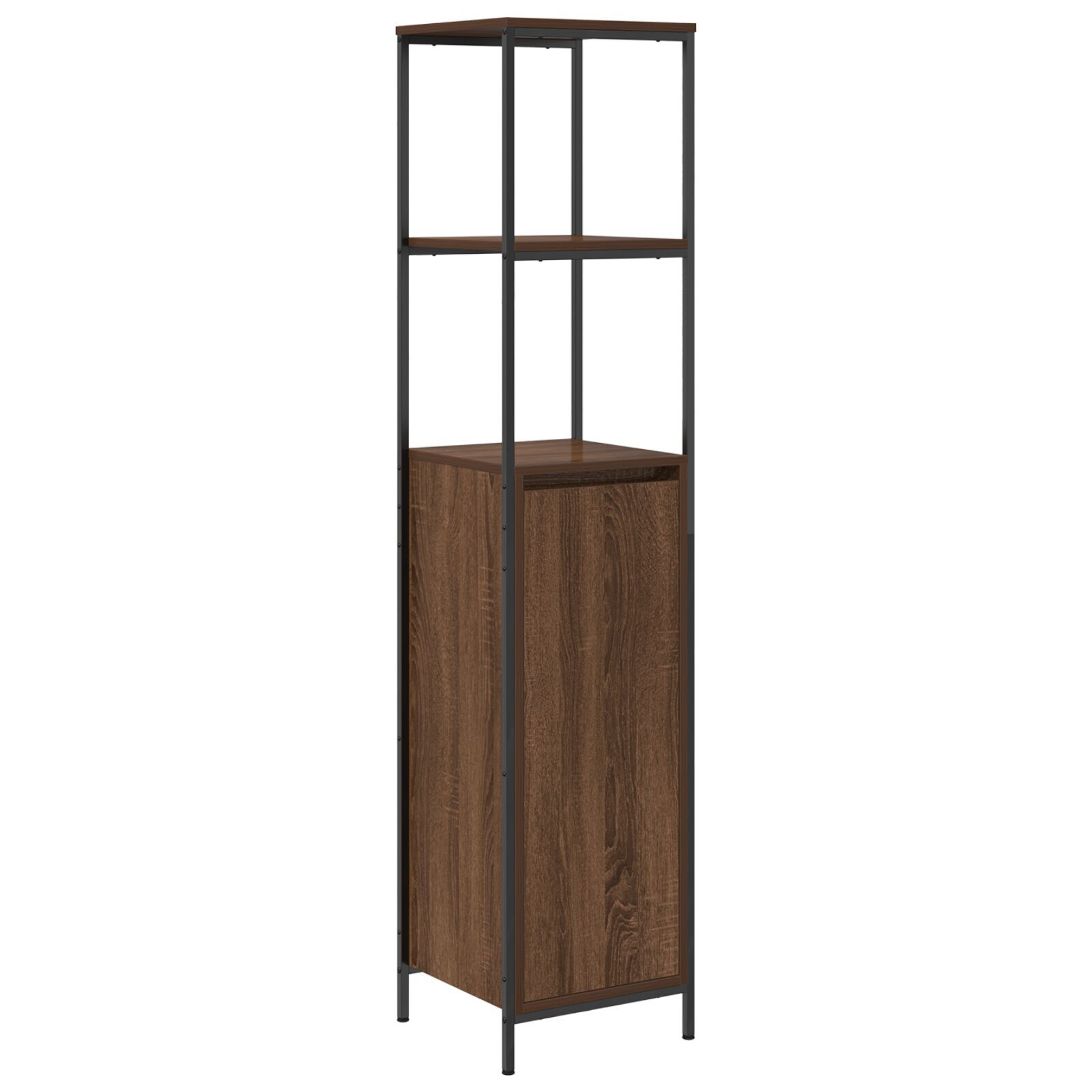Set de Mobilier pentru Baie 2 Piese Maro Stejar din Lemn Ingineresc Set de Mobilier pentru Baie 2 Piese Maro Stejar din Lemn Ingineresc