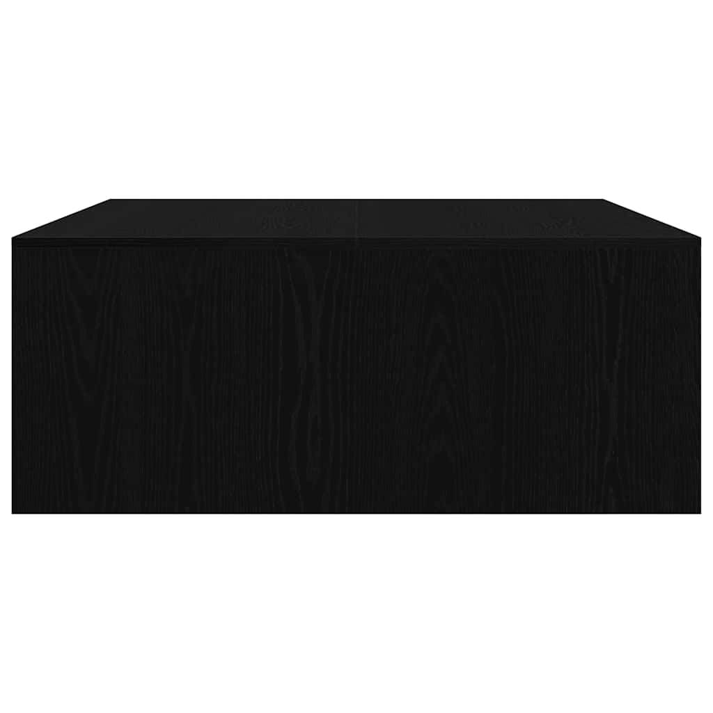 vidaXL Masuta de cafea cu sertare Stejar negru 100x100x40 cm vidaXL Masuta de cafea cu sertare Stejar negru 100x100x40 cm