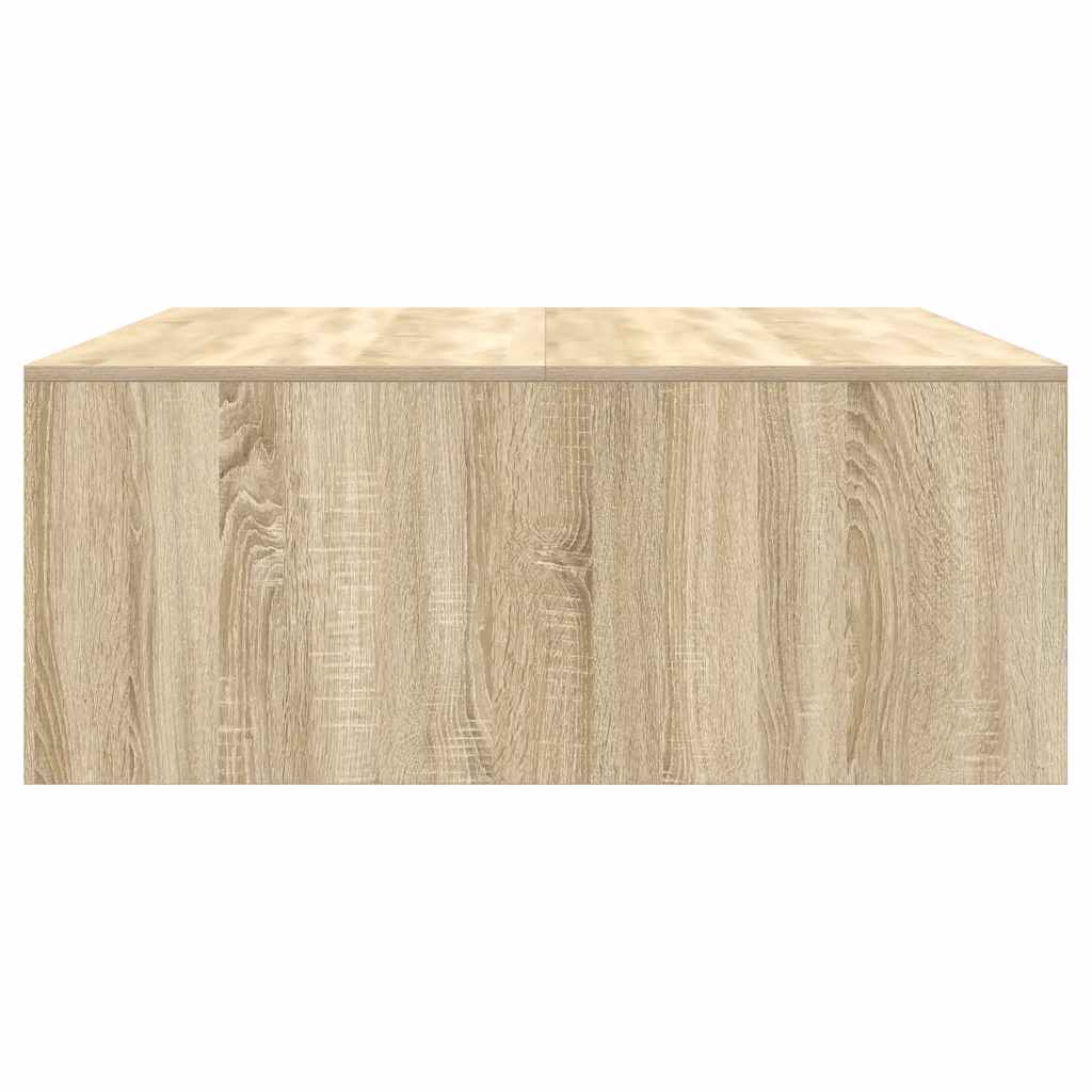 vidaXL Masuta de cafea cu sertare Stejar Sonoma 100x100x40 cm vidaXL Masuta de cafea cu sertare Stejar Sonoma 100x100x40 cm