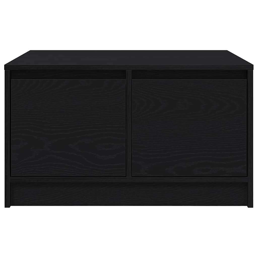 vidaXL Masuta de cafea cu sertare Stejar negru 70,5x70x40 cm vidaXL Masuta de cafea cu sertare Stejar negru 70,5x70x40 cm