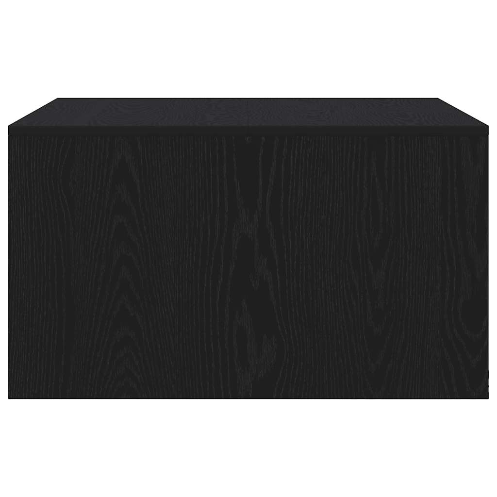 vidaXL Masuta de cafea cu sertare Stejar negru 70,5x70x40 cm vidaXL Masuta de cafea cu sertare Stejar negru 70,5x70x40 cm