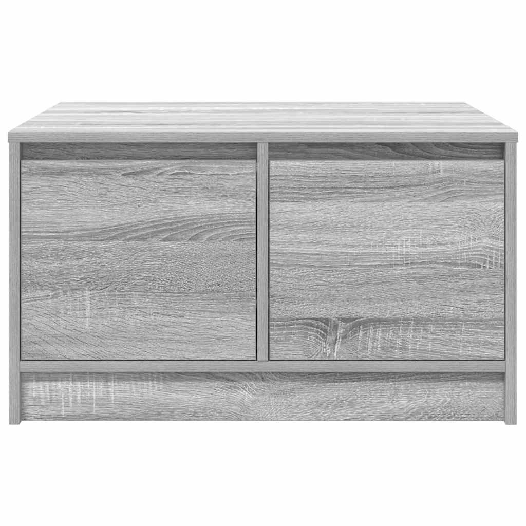 vidaXL Masuta de cafea cu sertare Gri Sonoma 70,5x70x40 cm vidaXL Masuta de cafea cu sertare Gri Sonoma 70,5x70x40 cm