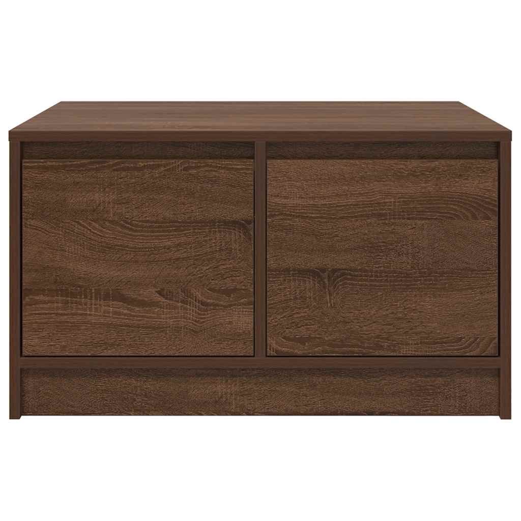 vidaXL Masuta de cafea cu sertare Stejar maro 70,5x70x40 cm vidaXL Masuta de cafea cu sertare Stejar maro 70,5x70x40 cm