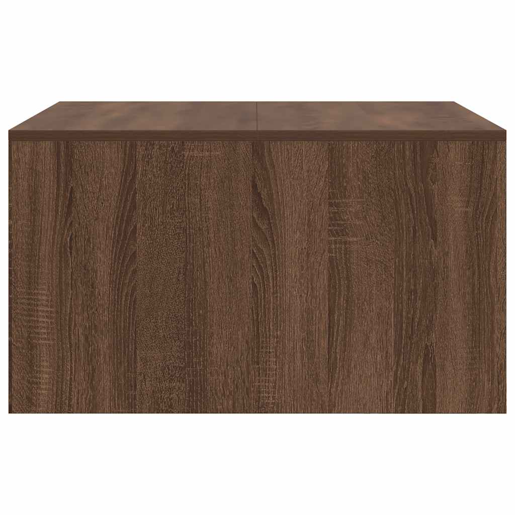vidaXL Masuta de cafea cu sertare Stejar maro 70,5x70x40 cm vidaXL Masuta de cafea cu sertare Stejar maro 70,5x70x40 cm