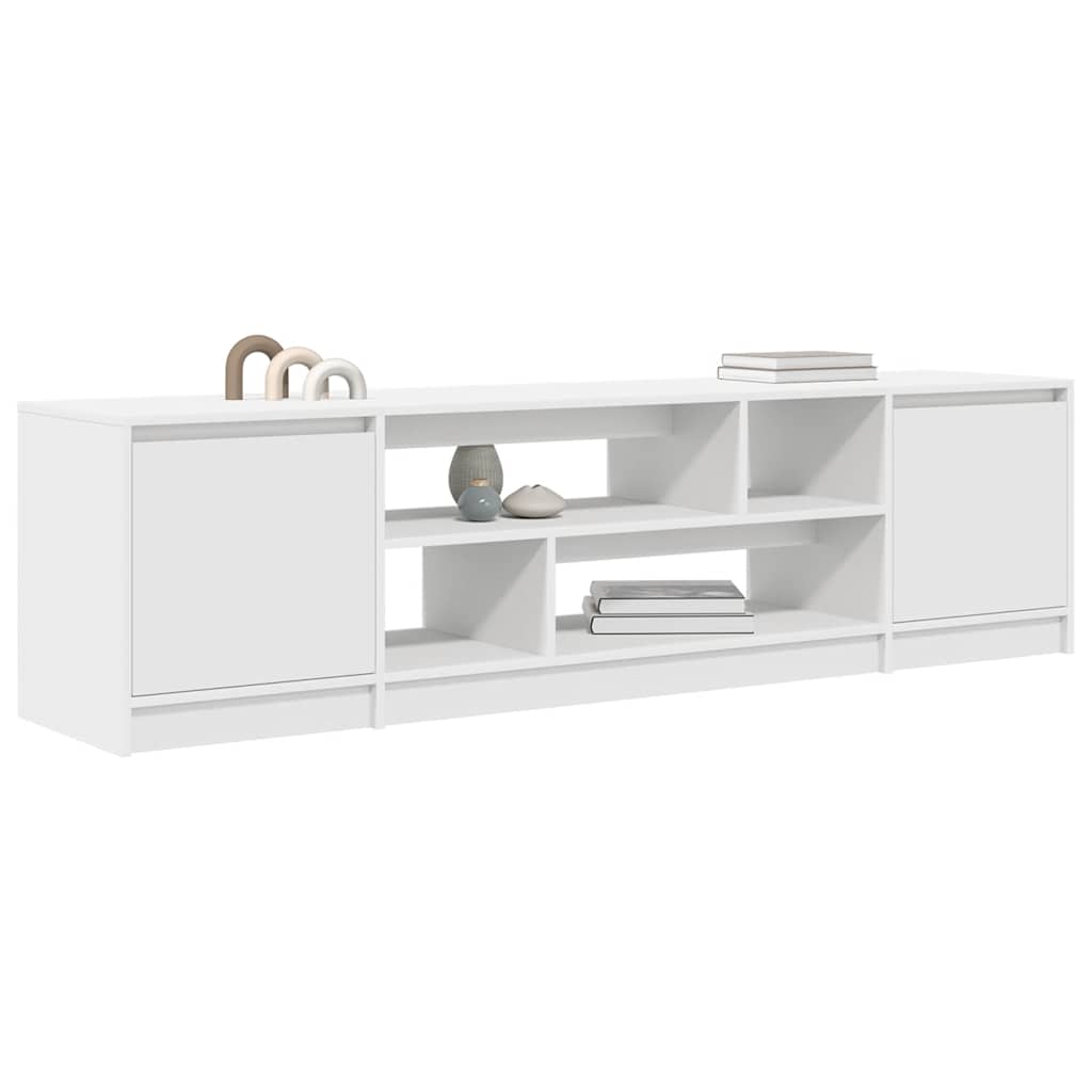 vidaXL Dulap TV alb 188,5x41x50 cm lemn prelucrat
