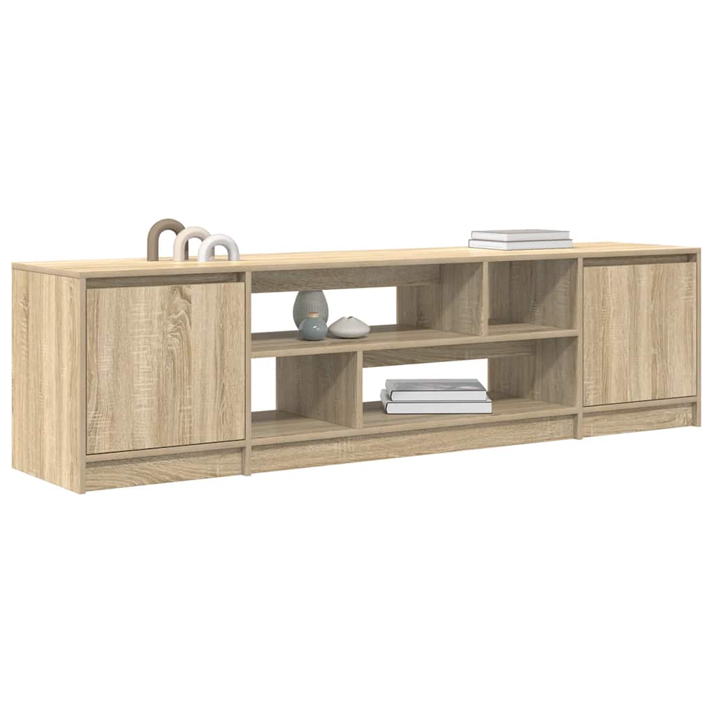 vidaXL Comodă TV, stejar sonoma, 188,5x41x50 cm, lemn compozit vidaXL Comodă TV, stejar sonoma, 188,5x41x50 cm, lemn compozit