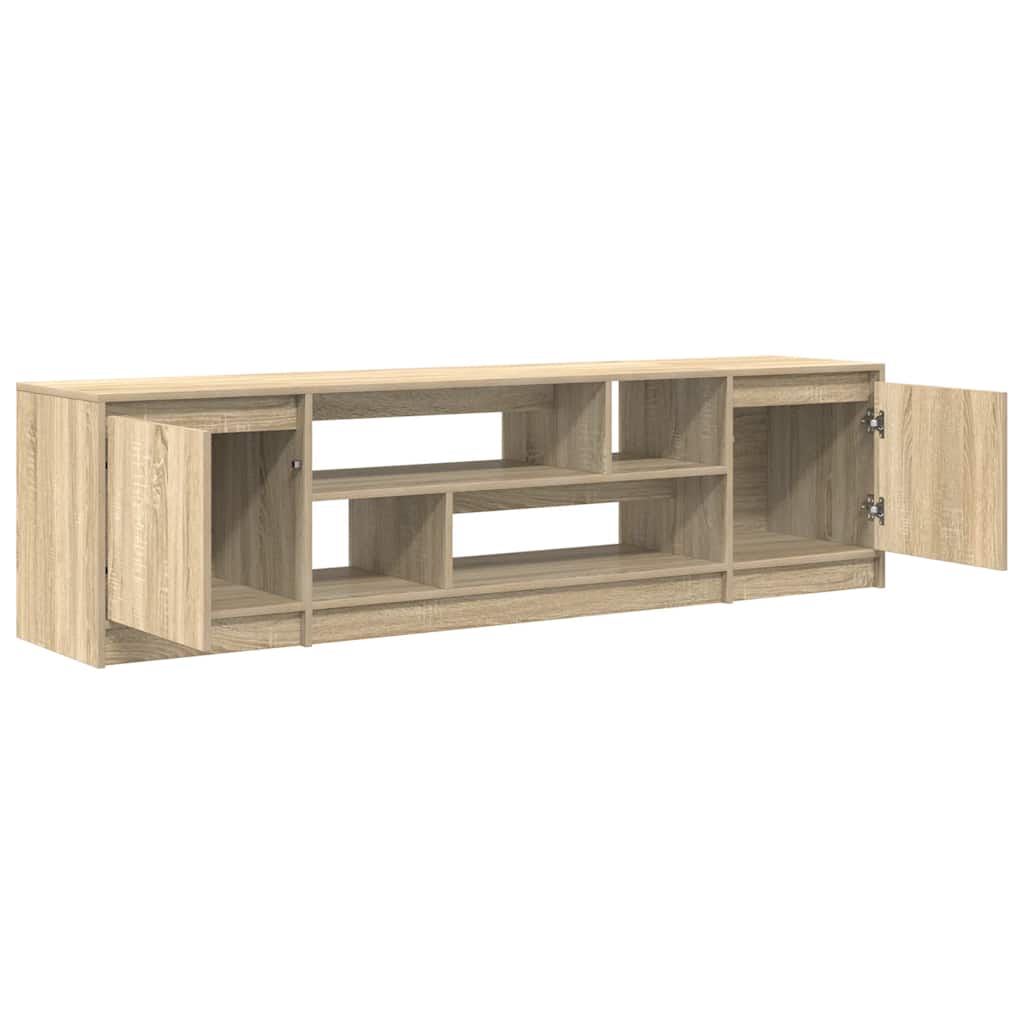 vidaXL Comodă TV, stejar sonoma, 188,5x41x50 cm, lemn compozit vidaXL Comodă TV, stejar sonoma, 188,5x41x50 cm, lemn compozit