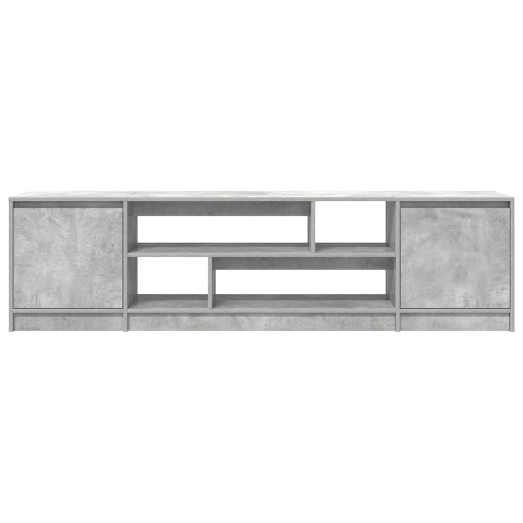 vidaXL Comodă TV, gri beton, 188,5x41x50 cm, lemn prelucrat vidaXL Comodă TV, gri beton, 188,5x41x50 cm, lemn prelucrat