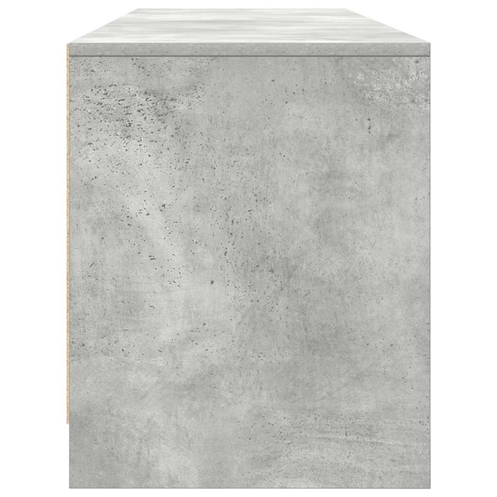 vidaXL Comodă TV, gri beton, 188,5x41x50 cm, lemn prelucrat vidaXL Comodă TV, gri beton, 188,5x41x50 cm, lemn prelucrat