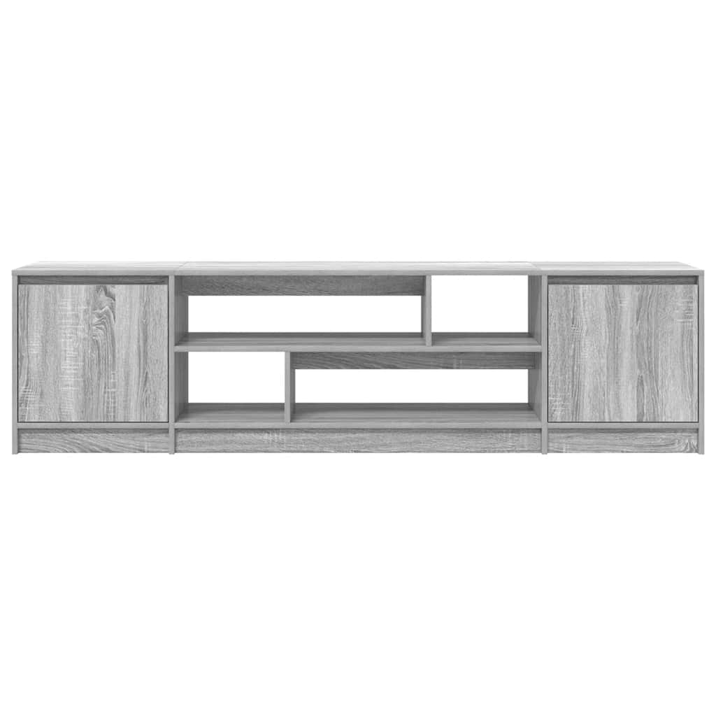 vidaXL Comodă TV, gri sonoma, 188,5x41x50 cm, lemn prelucrat vidaXL Comodă TV, gri sonoma, 188,5x41x50 cm, lemn prelucrat
