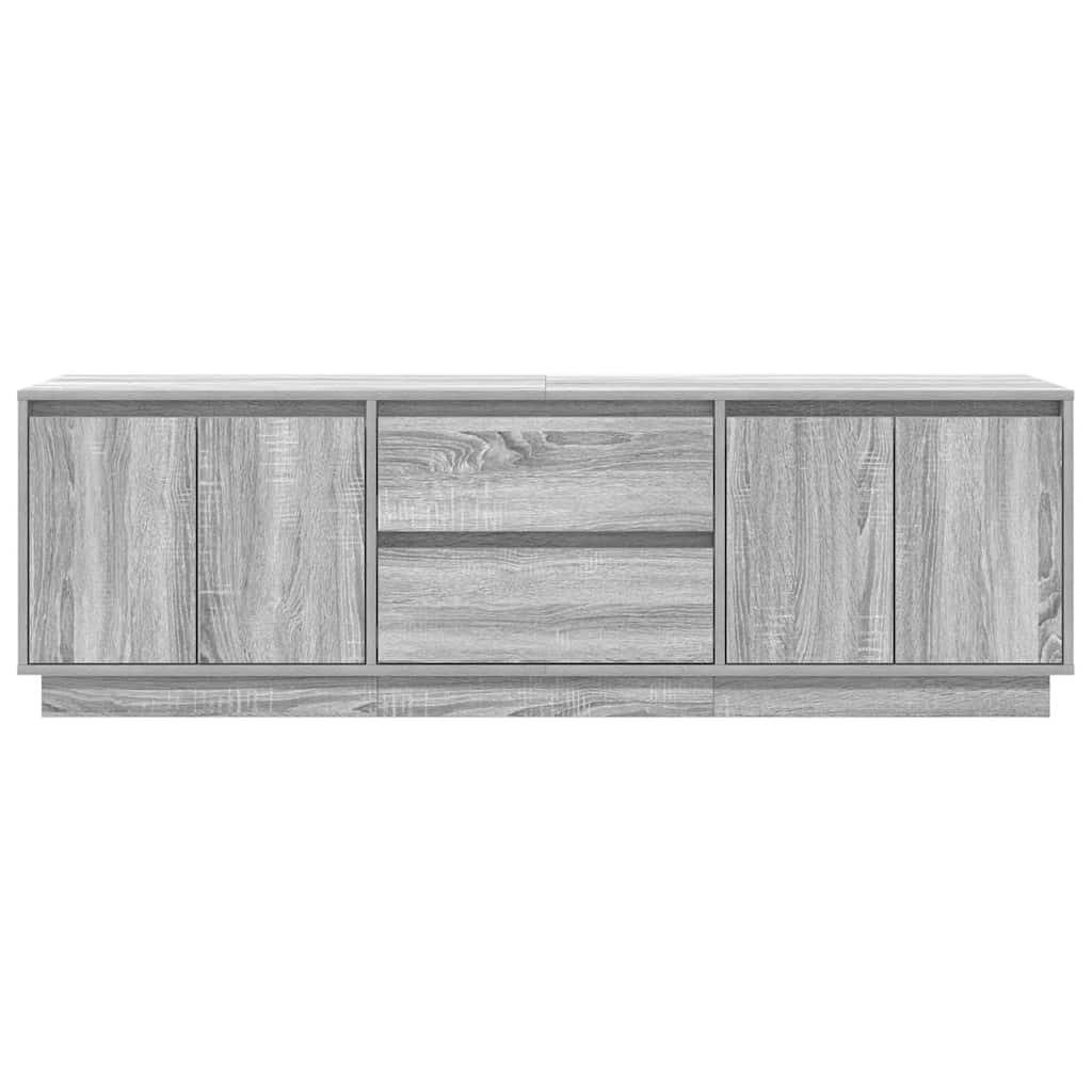 vidaXL Dulap TV cu lumini LED Gri Sonoma 160,5x41x50 cm vidaXL Dulap TV cu lumini LED Gri Sonoma 160,5x41x50 cm