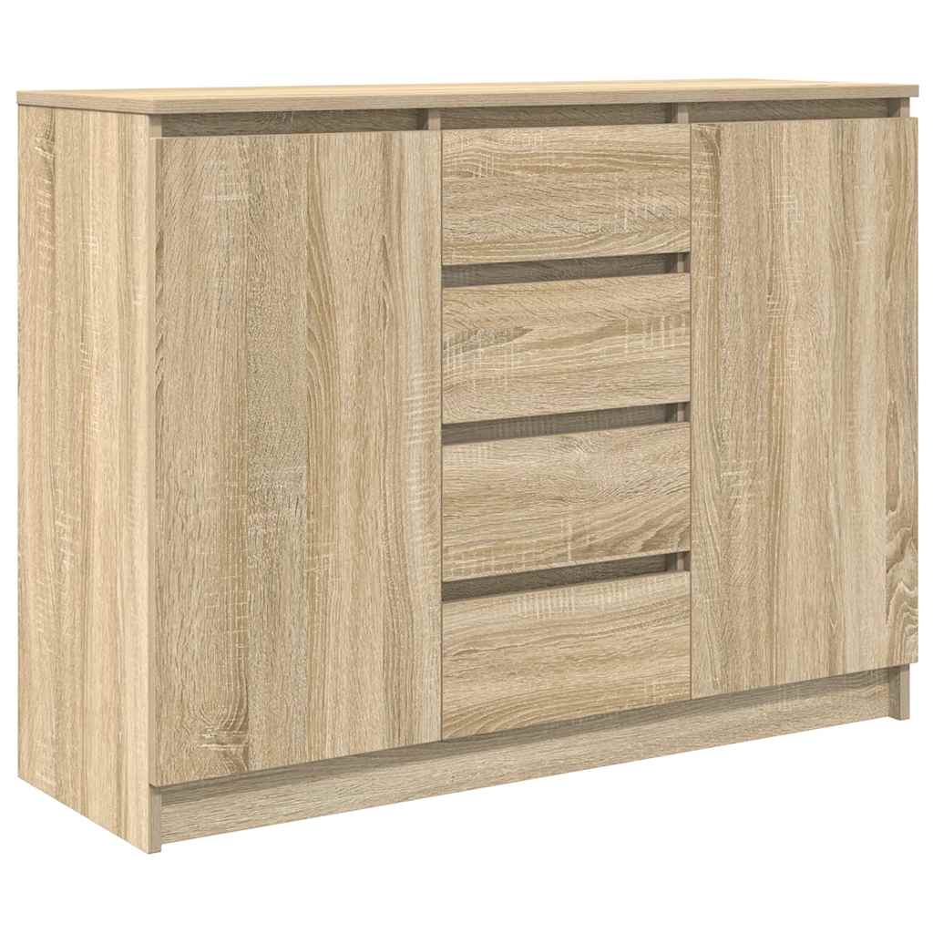 vidaXL Bufetă cu sertare Stejar Sonoma 100,5x35x76 cm Lemn prelucrat