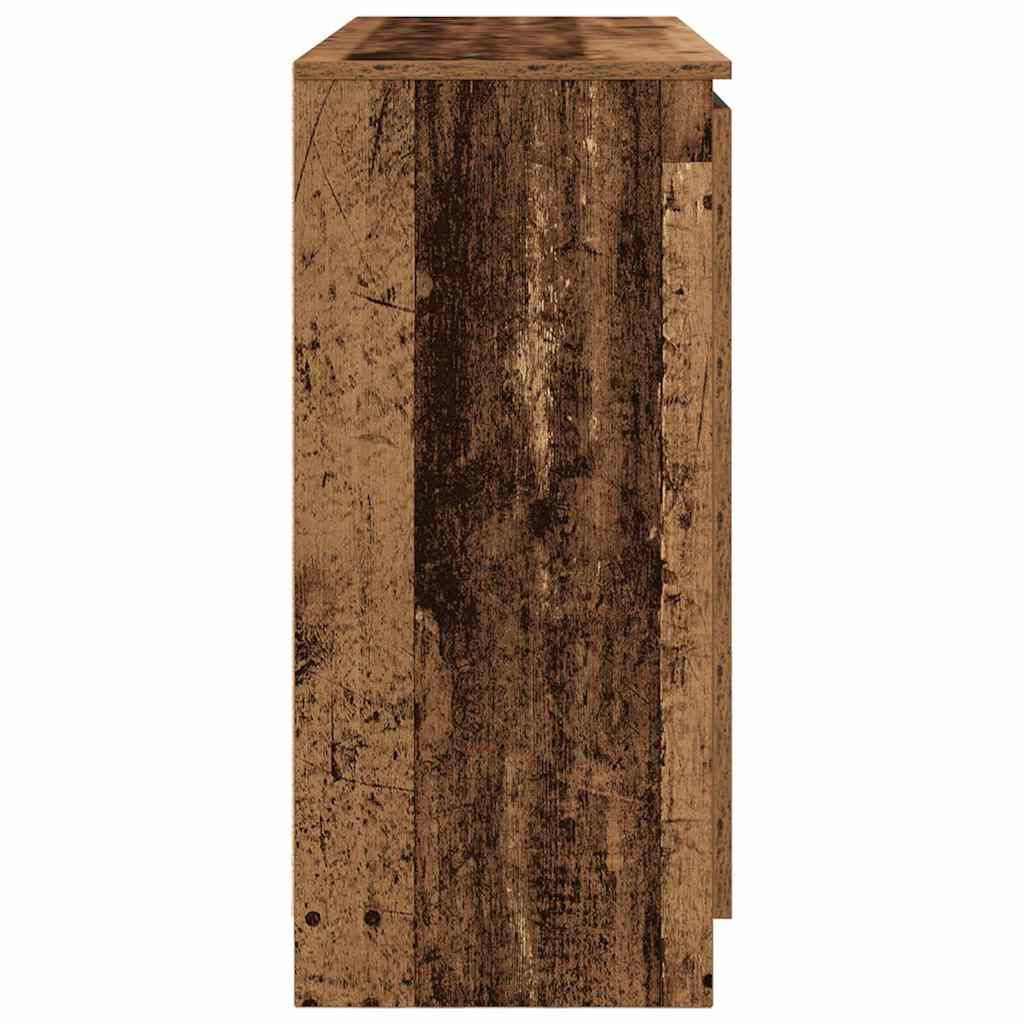 vidaXL Bufetă cu sertare Lemn vechi 100,5x35x76 cm Lemn prelucrat