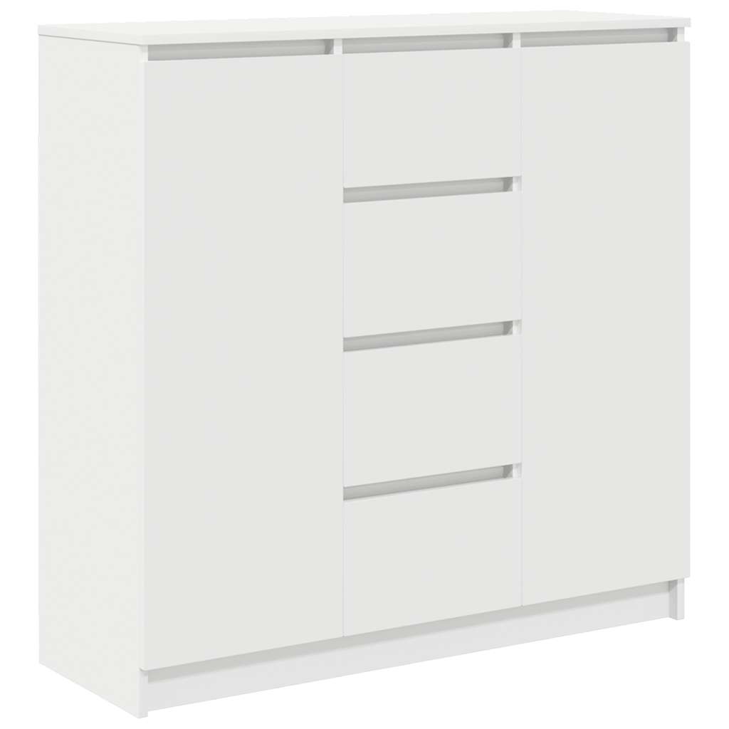 vidaXL Bufetă cu sertare Alb 100,5x35x98,5 cm Lemn prelucrat