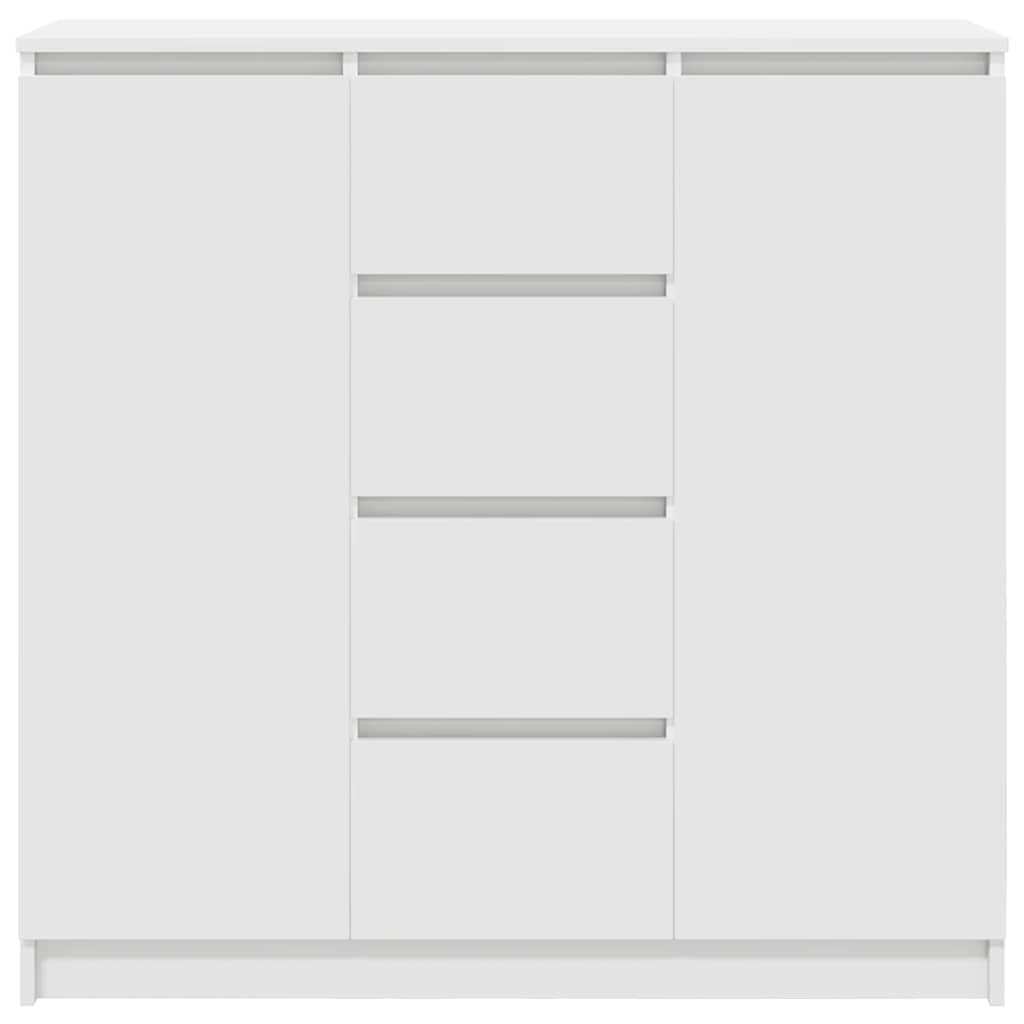 vidaXL Bufetă cu sertare Alb 100,5x35x98,5 cm Lemn prelucrat