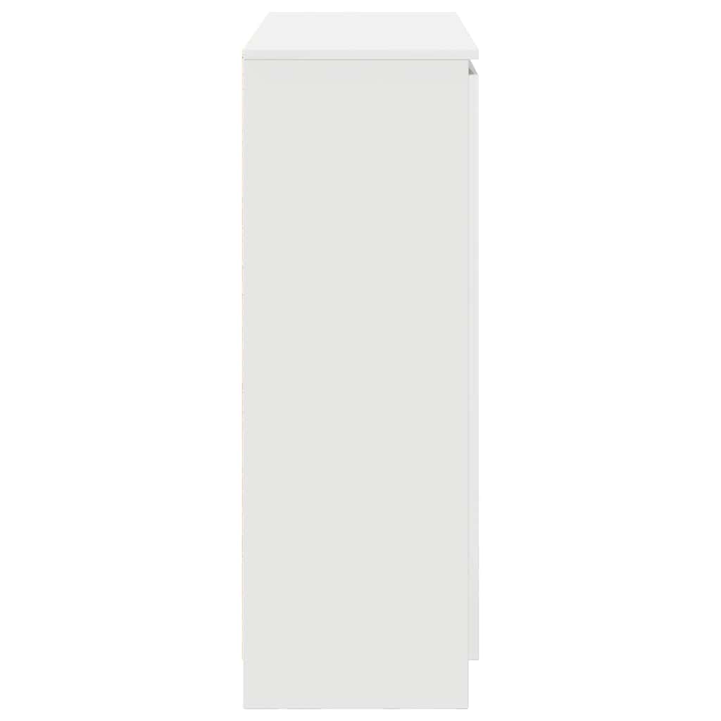 vidaXL Bufetă cu sertare Alb 100,5x35x98,5 cm Lemn prelucrat