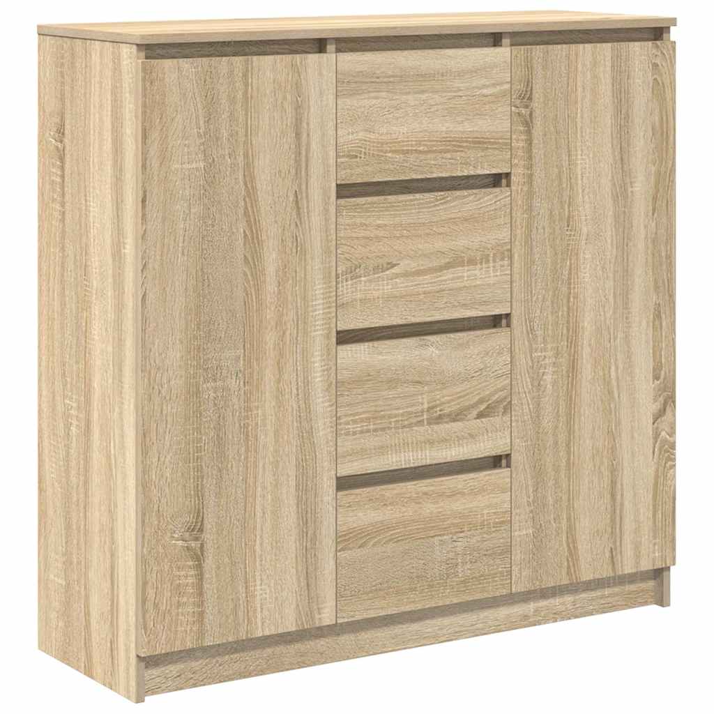 vidaXL Bufetă cu sertare Stejar Sonoma 100,5x35x98,5 cm Lemn prelucrat