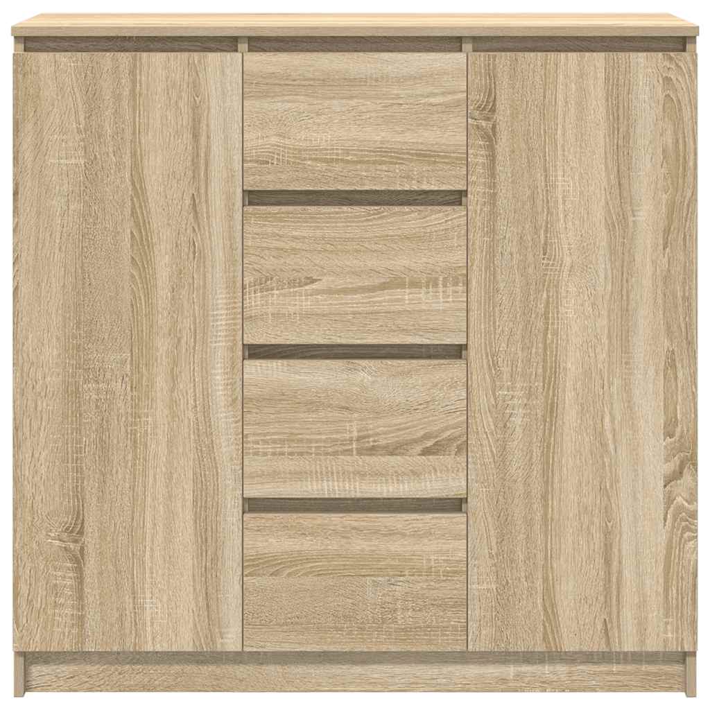 vidaXL Bufetă cu sertare Stejar Sonoma 100,5x35x98,5 cm Lemn prelucrat