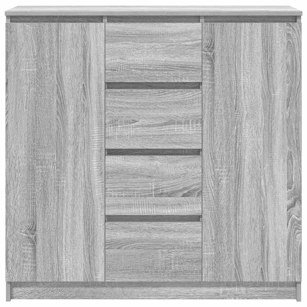 vidaXL Bufetă cu sertare Gri Sonoma 100,5x35x98,5 cm Lemn prelucrat