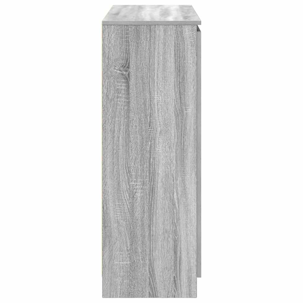vidaXL Bufetă cu sertare Gri Sonoma 100,5x35x98,5 cm Lemn prelucrat
