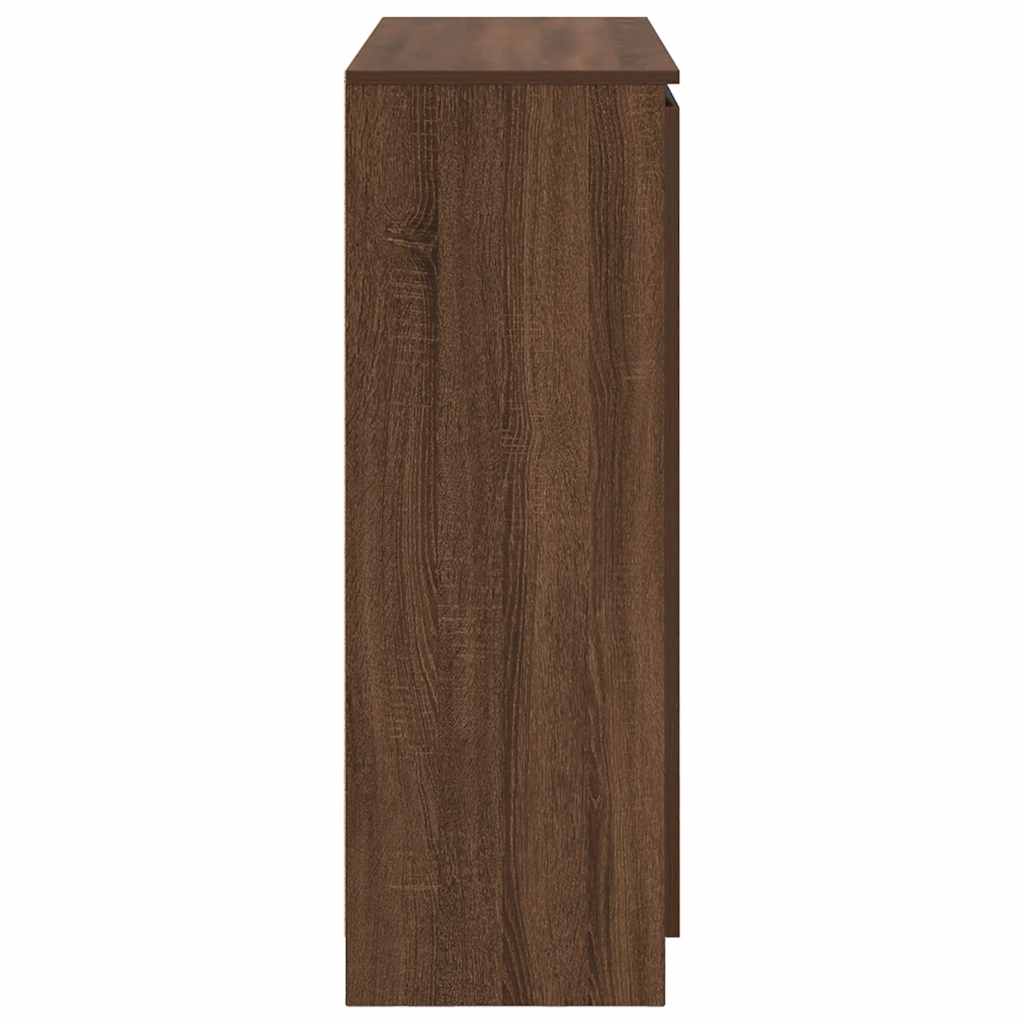 vidaXL Bufetă cu sertare Stejar maro 100,5x35x98,5 cm Lemn prelucrat