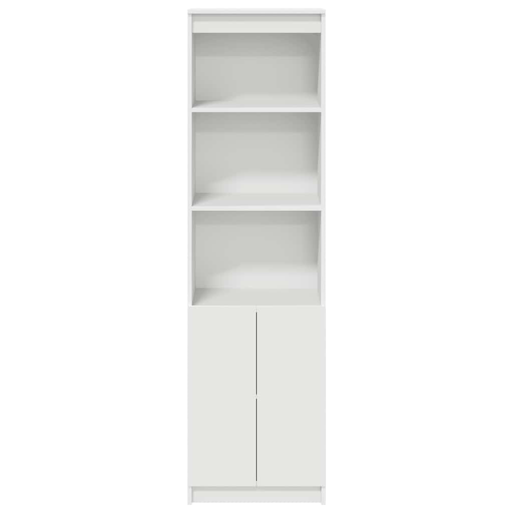 vidaXL Dulapuri alb 50x35x180 cm din lemn prelucrat
