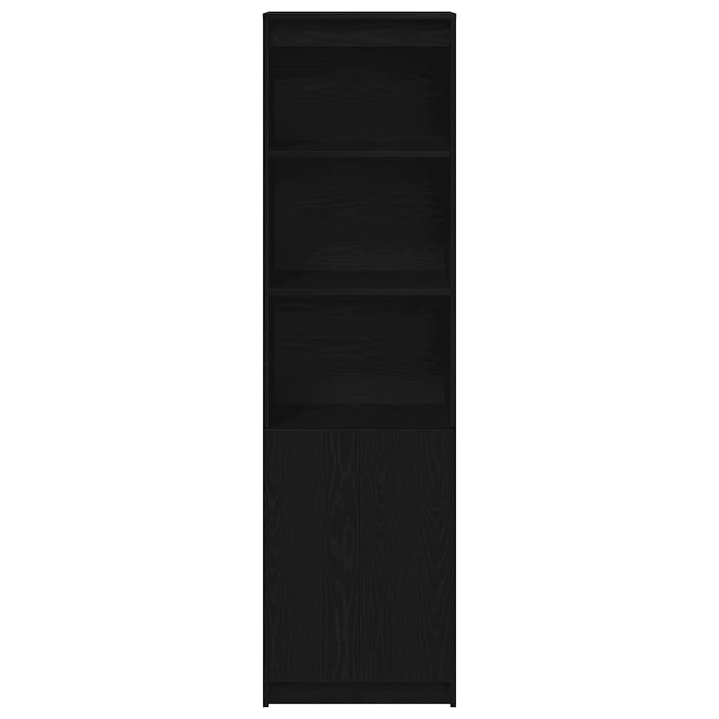 vidaXL Tablou Stejar negru 50x35x180 cm Lemn prelucrat
