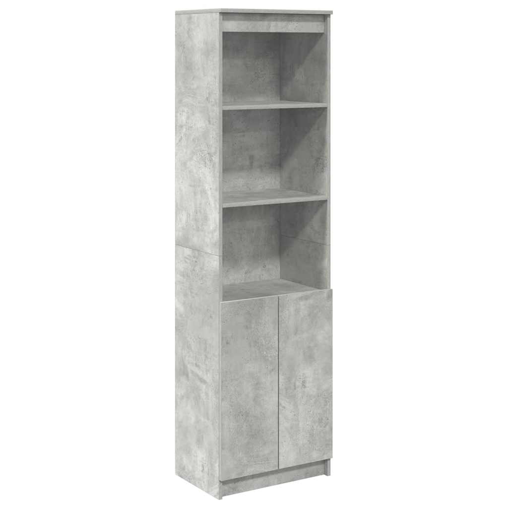 vidaXL Dulapuri din beton gri 50x35x180 cm lemn prelucrat